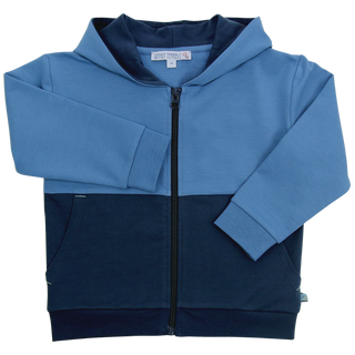 Sweatjacke Dunkelblau und Jeansblau von Enfant Terrible