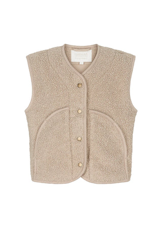 Teddy Gilet Jolly Oyster Grey von MarMar Copenhagen