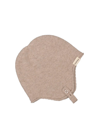 Cashmere Mütze Beige Meliert von MarMar