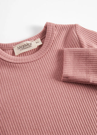 Modal Langarm Rib Body Rose Parfait von MarMar Copenhagen
