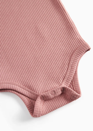 Modal Langarm Rib Body Rose Parfait von MarMar Copenhagen