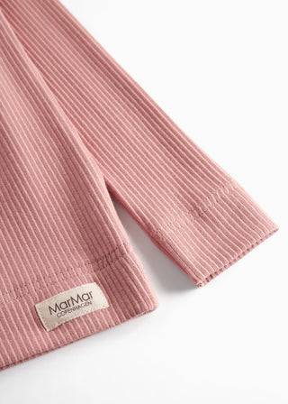 Modal Langarm Rib Shirt Rose Parfait von MarMar Copenhagen