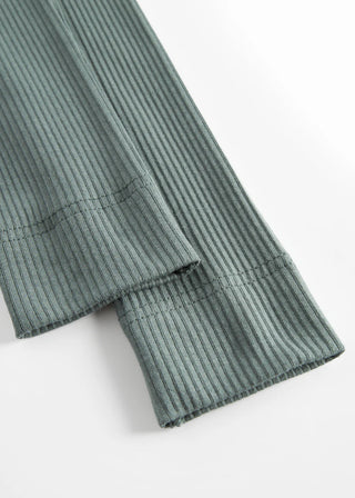 Modal Rib Leggings Dusty Green von MarMar Copenhagen