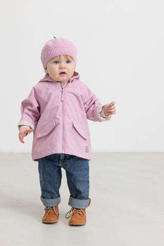 Strick-Baskenmütze Alexo Rasperry von MarMar Copenhagen