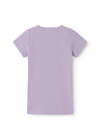 Modal Kurzarm Rib Shirt Lilacs von MarMar Copenhagen