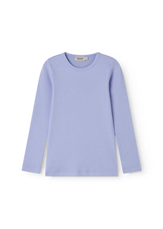 Modal Langarm Rib Shirt Ice Lavender von MarMar Copenhagen