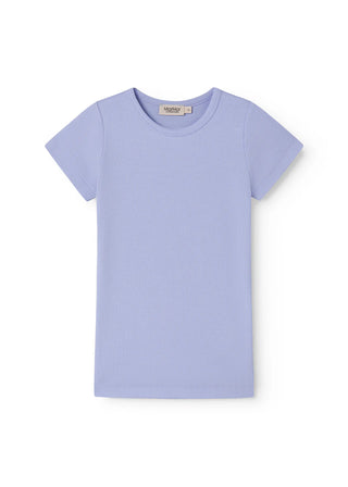 Modal Kurzarm Rib Shirt Ice Lavender von MarMar Copenhagen