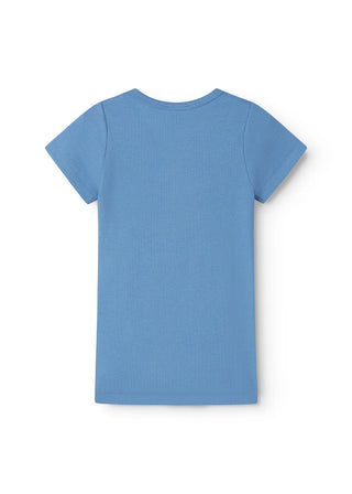 Modal Kurzarm Rib Shirt Surf Blue von MarMar Copenhagen