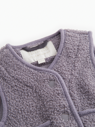 Teddy Gilet Ollas Purple Suede Lila von MarMar Copenhagen