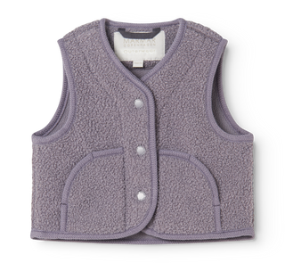 Teddy Gilet Ollas Purple Suede Lila von MarMar Copenhagen