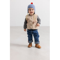 Teddy Gilet Ollas Muddy Melange Beige von MarMar Copenhagen