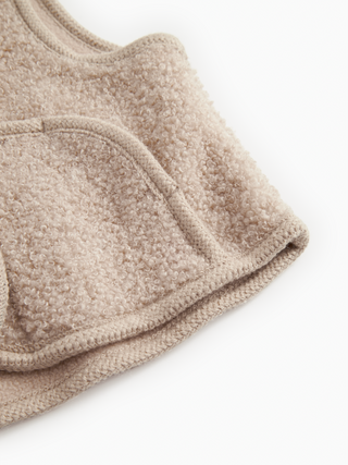 Teddy Gilet Ollas Muddy Melange Beige von MarMar Copenhagen