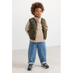 Thermo Gilet Oris Waistcoat Crocodile Grün von MarMar Copenhagen