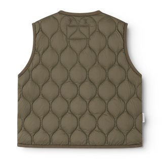 Thermo Gilet Oris Waistcoat Crocodile Grün von MarMar Copenhagen