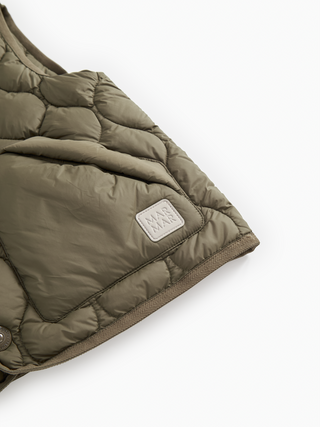 Thermo Gilet Oris Waistcoat Crocodile Grün von MarMar Copenhagen