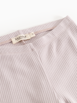 Modal Rib Leggings Cloud Gray Lila von MarMar Copenhagen