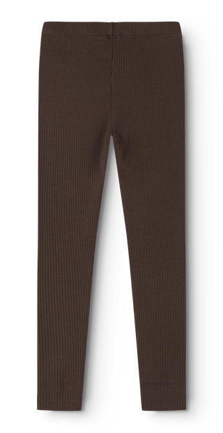 Modal Rib Leggings Dark Roast Braun von MarMar Copenhagen