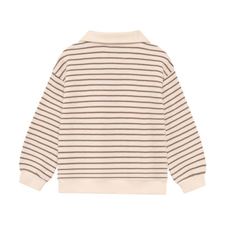 Sweater Sandshell Gestreift von Daily7Kids