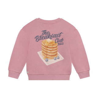Pullover Lilas Mauve mit Rückenprint von Daily7Kids