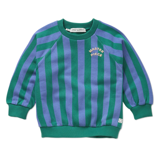 Sweater Grün-Blau gestreift von Sproet & Sprout