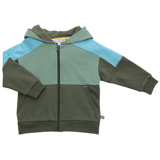 Hoodie Sweatjacke Pistachio Colorblock von Enfant Terrible