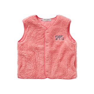 Teddy Gilet Rosa von Sproet & Sprout