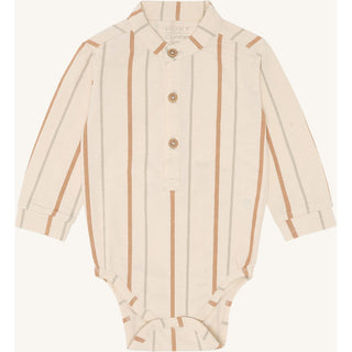 Langarm Body Boye Beige gestreift von Hust & Claire