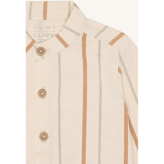 Langarm Body Boye Beige gestreift von Hust & Claire