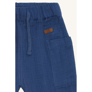 Musselin Hose Tue Thunder Blau von Hust & Claire