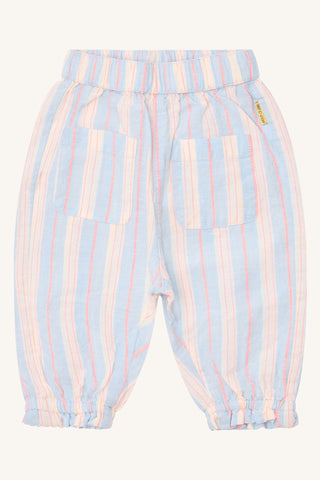 Leinenhose Trine Blau-Pink gestreift von Hust & Claire