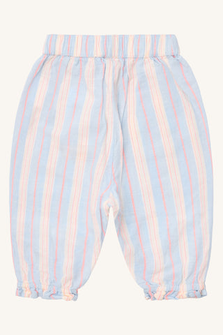 Leinenhose Trine Blau-Pink gestreift von Hust & Claire