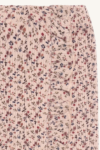 Modal-Baumwoll Baby-Leggings Laerke Rosa mit Blumenprint von Hust & Claire