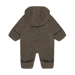 Woolfleece Overall Brown Melange Braun von Huttelihut