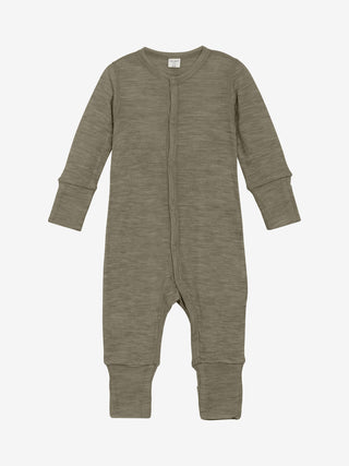 Merinowolle Pyjama Dusky Green von CeLaVi