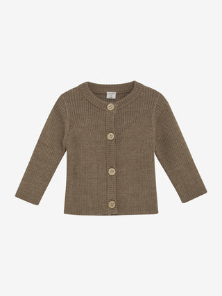 Merinowolle Strick Cardigan Cocoa Creme von CeLaVi