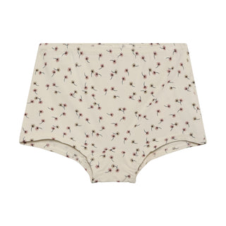Bambus Unterhose 2er Set Blumenmuster und Uni Rosa von CeLaVi