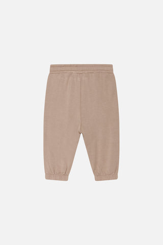 Lange Bambus-Hose für Babys Braun-Beige von Hust and Claire