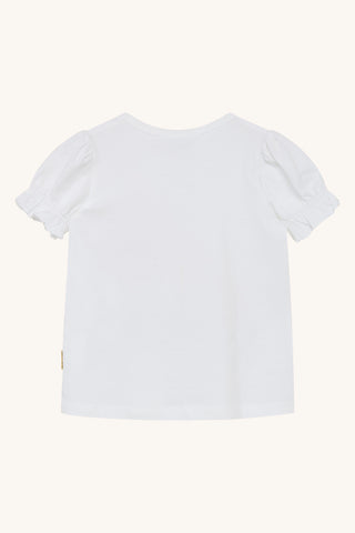 T-Shirt Ayla Weiss mit Eisstandprint von Hust & Claire