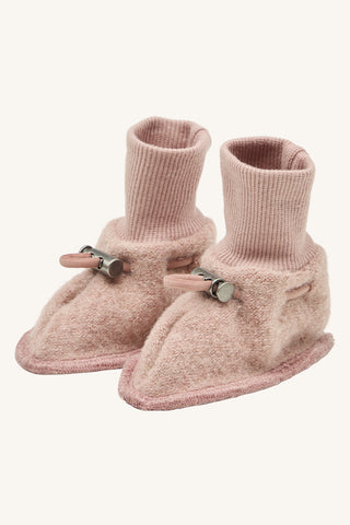 Wollwalk Babyschuhe Felice Rosa von Hust & Claire