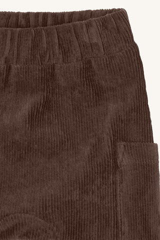 Velour-Hose Brown Stone von Hust & Claire