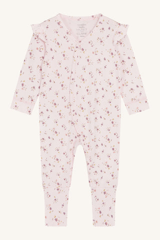 Bambus Pyjama Mulle Rosa mit Blumenprint von Hust and Claire