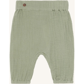 Musselin Hose Thicco Light Green von Hust & Claire