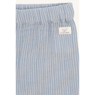Musselin Shorts Haris Hellblau gestreift von Hust & Claire