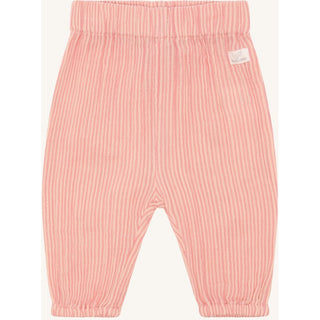 Musselin Hose Thias Rosa gestreift von Hust & Claire
