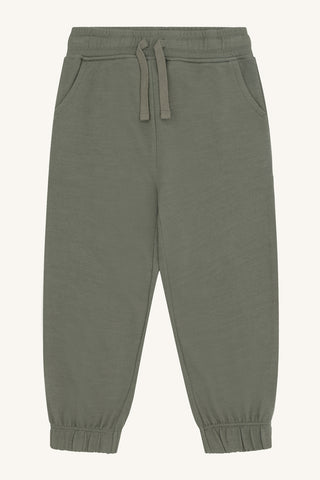 Wool-bamboo trousers Galin Khaki from Hust and Claire