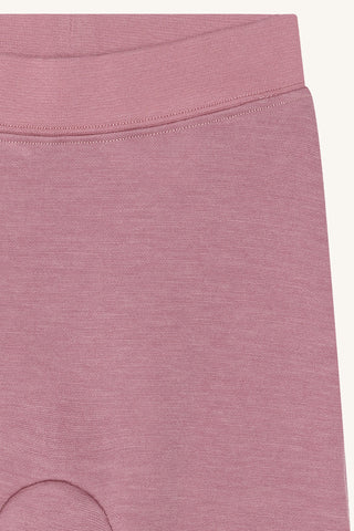 Merinowolle Hose Golf Solid Pale Mauve von Hust & Claire