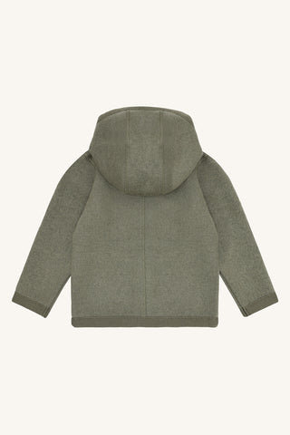 Wollwalk Jacke Ebba Turtle Grün von Hust and Claire