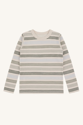 Merinowolle-Bambus Langarm-Shirt Abba Stripes von Hust & Claire