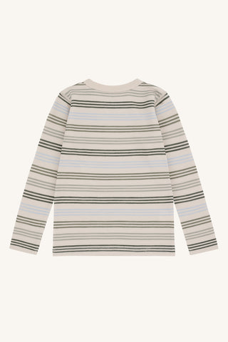 Merinowolle-Bambus Langarm-Shirt Abba Stripes von Hust & Claire