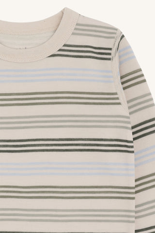 Merinowolle-Bambus Langarm-Shirt Abba Stripes von Hust & Claire